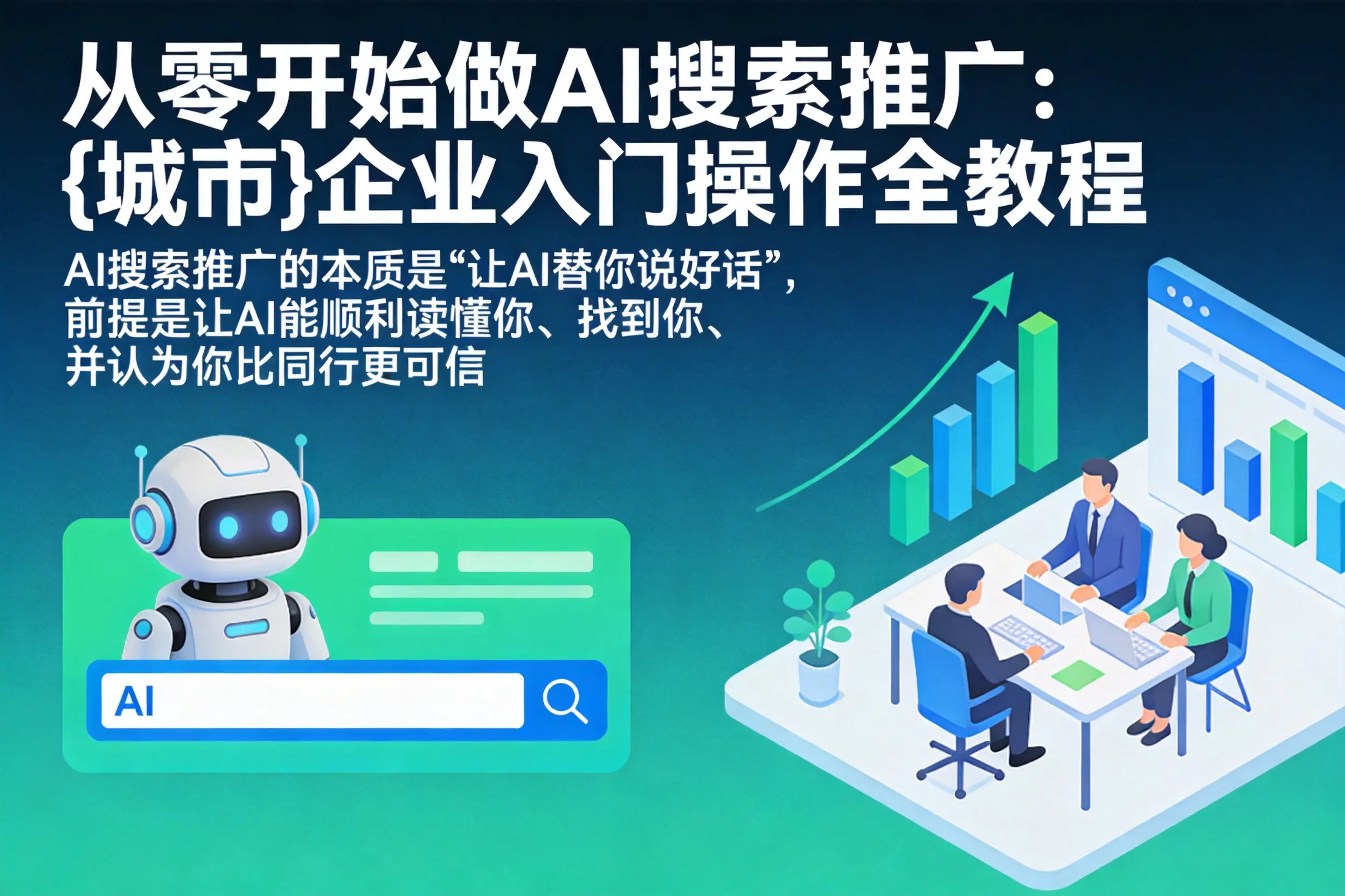 从零开始做AI搜索推广:讷河企业入门操作全教程